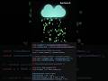 Coding the Matrix Rain Cloud ☁️⚡ | HTML &amp; CSS &amp; JS #coding