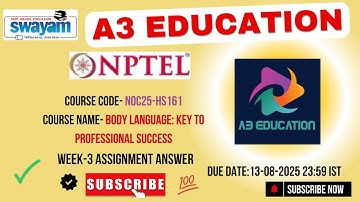 NPTEL Body Language: Key to Professional Success Week 3 Assignment Answers | IIT Roorkee