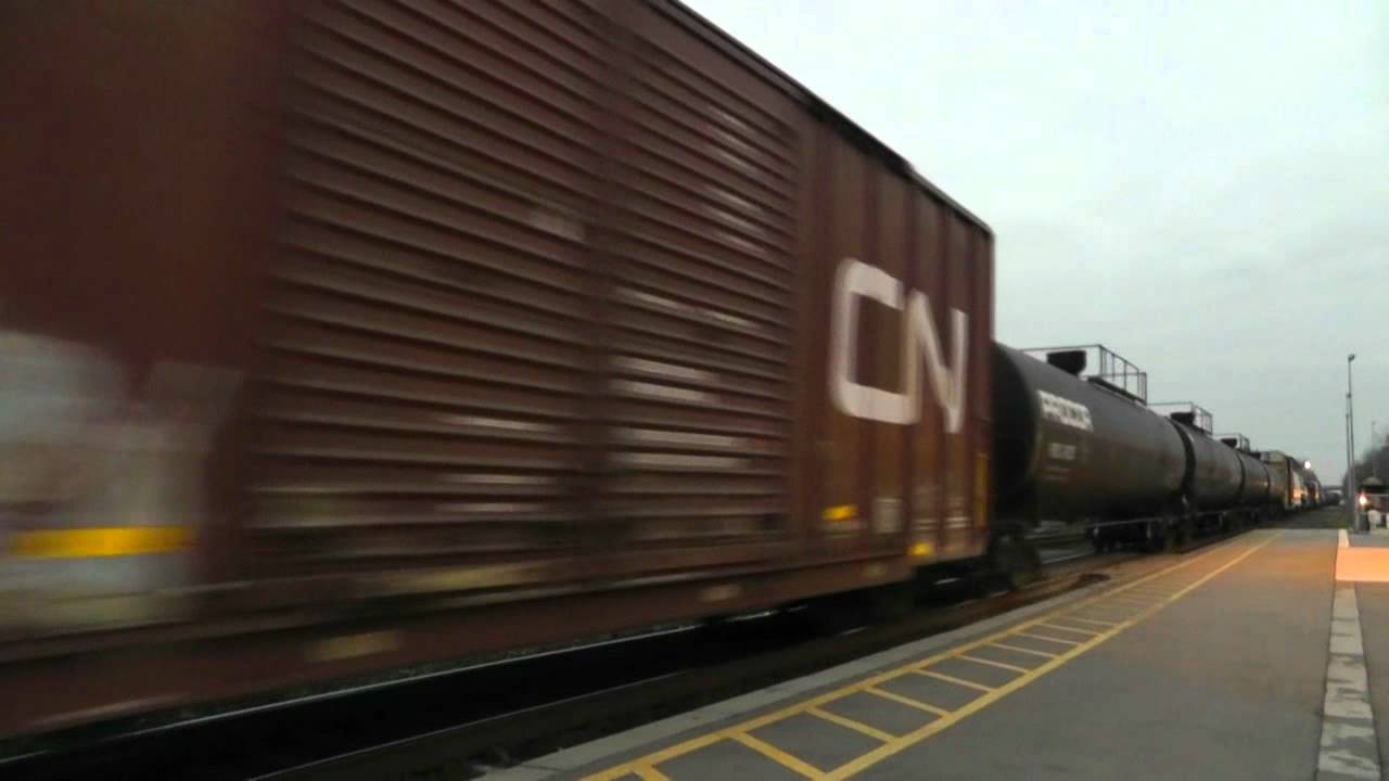 CN 5780, CN 5784, CN 5640, CN 7200 and CN 222 at Georgetown Dec 3 2011