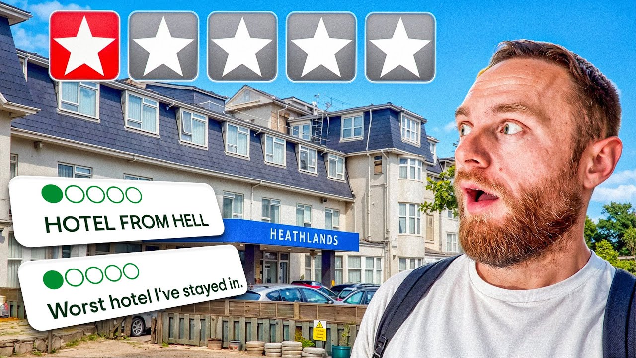 Я остановился в отеле с ХУДШИМ рейтингом в Борнмуте... Что же было на полу?