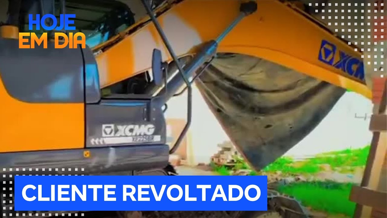 Patrulha do Consumidor: Empresa vende escavadeira de R$ 850 mil e entrega máquina mais barata