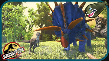 Ark: Survival Evolved | Velociraptor & Stegoceratops Tames #2 (Jurassic Ark)