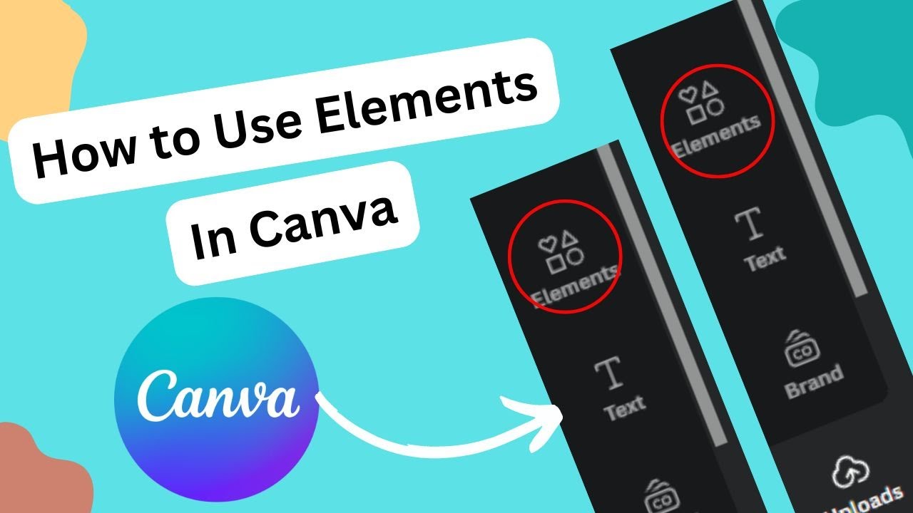 How to Use Elements in Canva || How to Use Elements Bar on Canva # ...