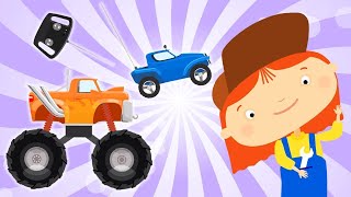 Car cartoons for kids. Doctor McWheelie. Construction vehicles & trucks for kids