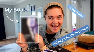 seeing my book in print for the first time | book trailer, and trad pub chats