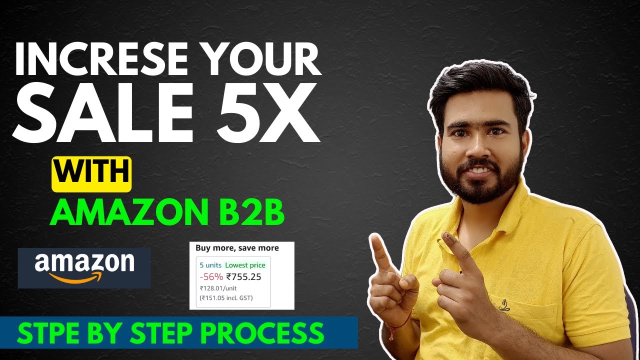 Sell on Amazon B2B Bulk selling on Amazon B2B Boost your Amazon