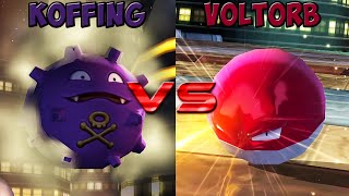 Pokemon battle revolution - Koffing vs Voltorb