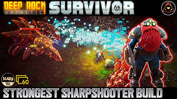 Deep Rock Galactic: Survivor | The STRONGEST Sharpshooter Build