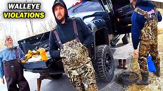 Game Warden WATCHED Him Snagging Walleye