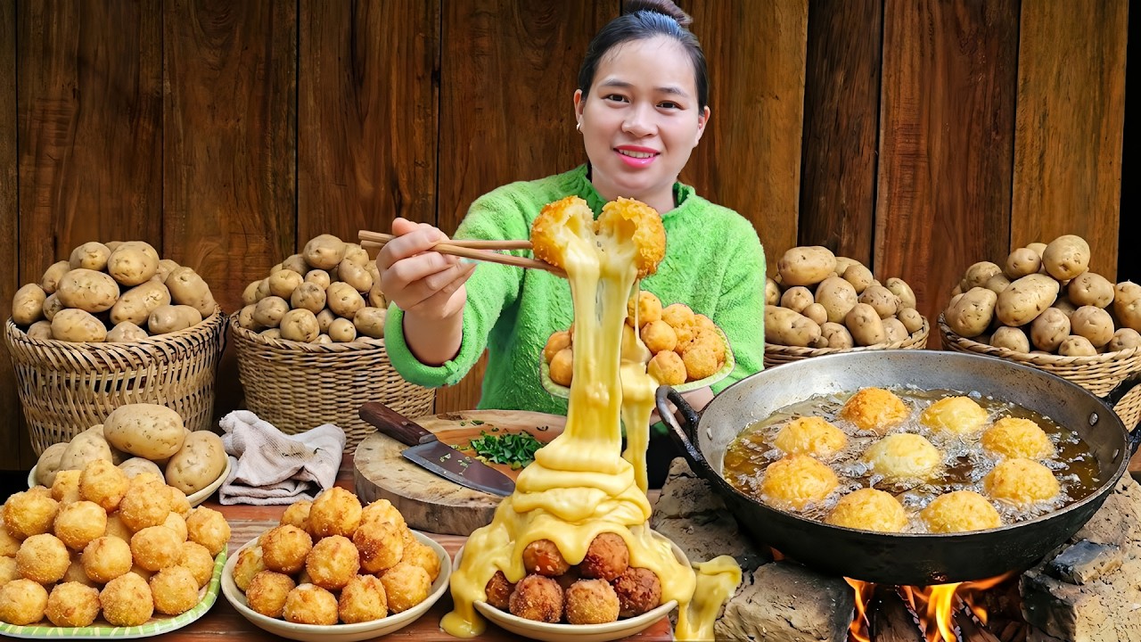 POTATO まとめ売り Crispy fried potato snacks🥔! Preparing the field for the new