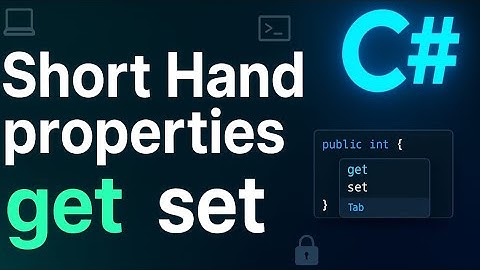 C# Auto-Implemented Properties (Get & Set)