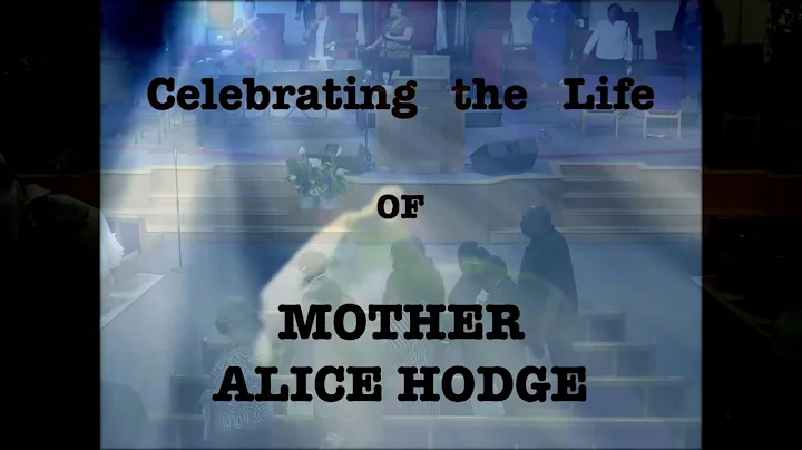 Homegoing Service Mother  Hodge 6/18/2021