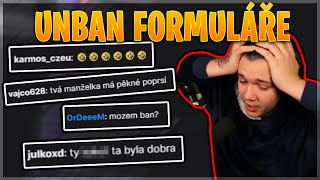 JAK JE TO NAPADLO?! | UNBAN FORMULÁŘE [MarweX]