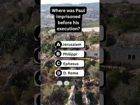 5 Quick Questions About Apostle Paul!