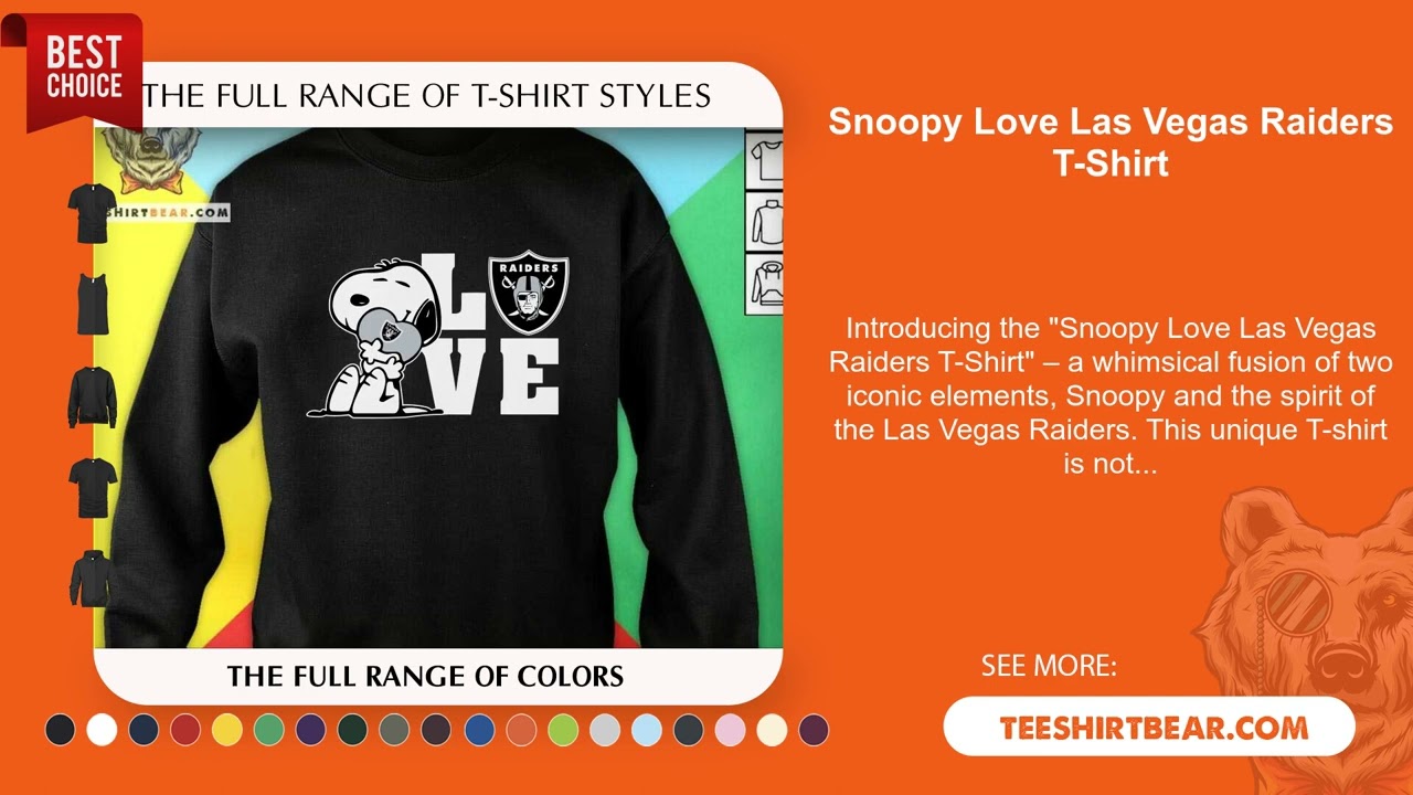 snoopy raiders shirt