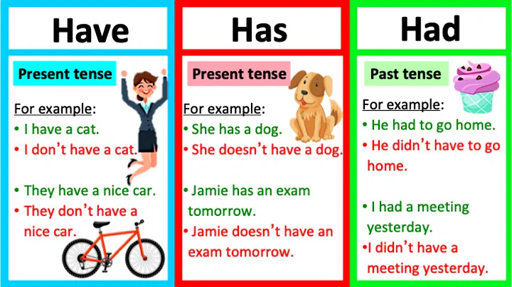 HAVE, HAS & HAD 🤔 | Grammar lesson | How to use them correctly & quiz!