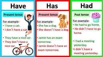 HAVE, HAS & HAD 🤔 | Grammar lesson | How to use them correctly & quiz!