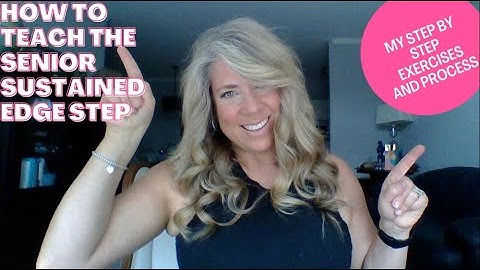 How to Teach the Senior Sustained Edge Step - instructions for figure skaters and coaches