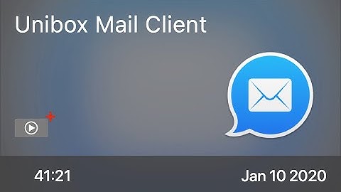 SCOM0907 - Unibox Mail Client - Preview