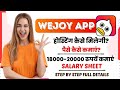 Wejoy app me hosting kaise milegi  wejoy se paise kaise kamaye  wejoy salary sheet  we joy app