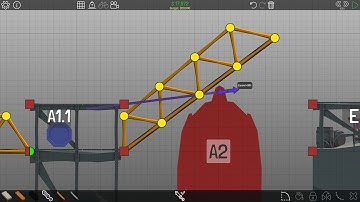 Poly Bridge Level 2 - 13 Fast and Easy