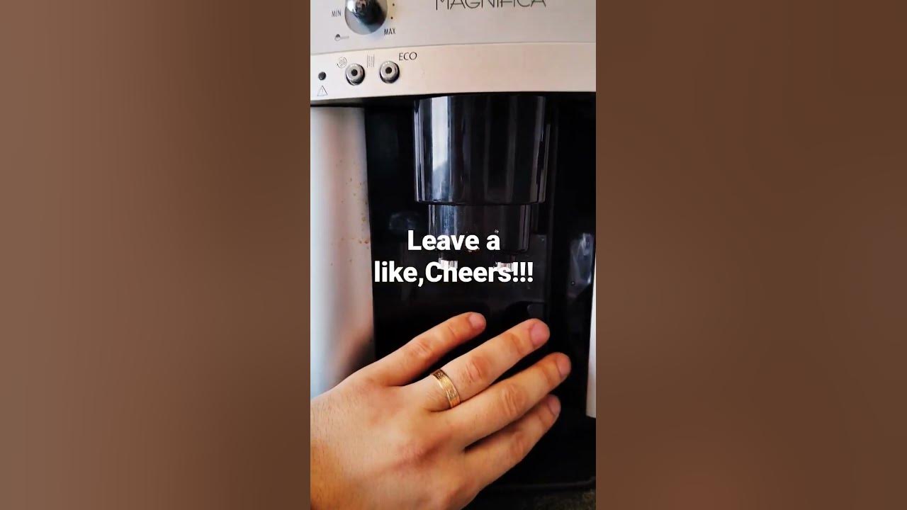 DeLonghi Magnifica Brewing unit stuck, can