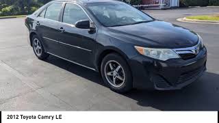 2012 Toyota Camry LE Used 38850A