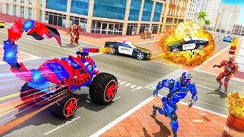 Scorpion Robot Monster Truck Transform Robot Games - Android GamePlay