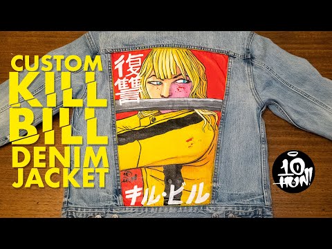 Where to gotom Kill Bill Denim Jacket - Hand PaintedWhere to going GAC 900
