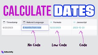 Glide: Calculate Dates