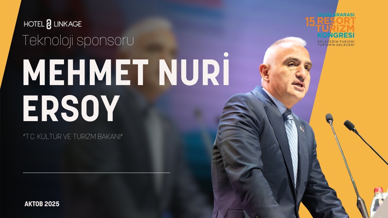 Мехмет Нури Эрсой | Выступление на 15-м Международном конгрессе курортной индустрии | Технологиче...