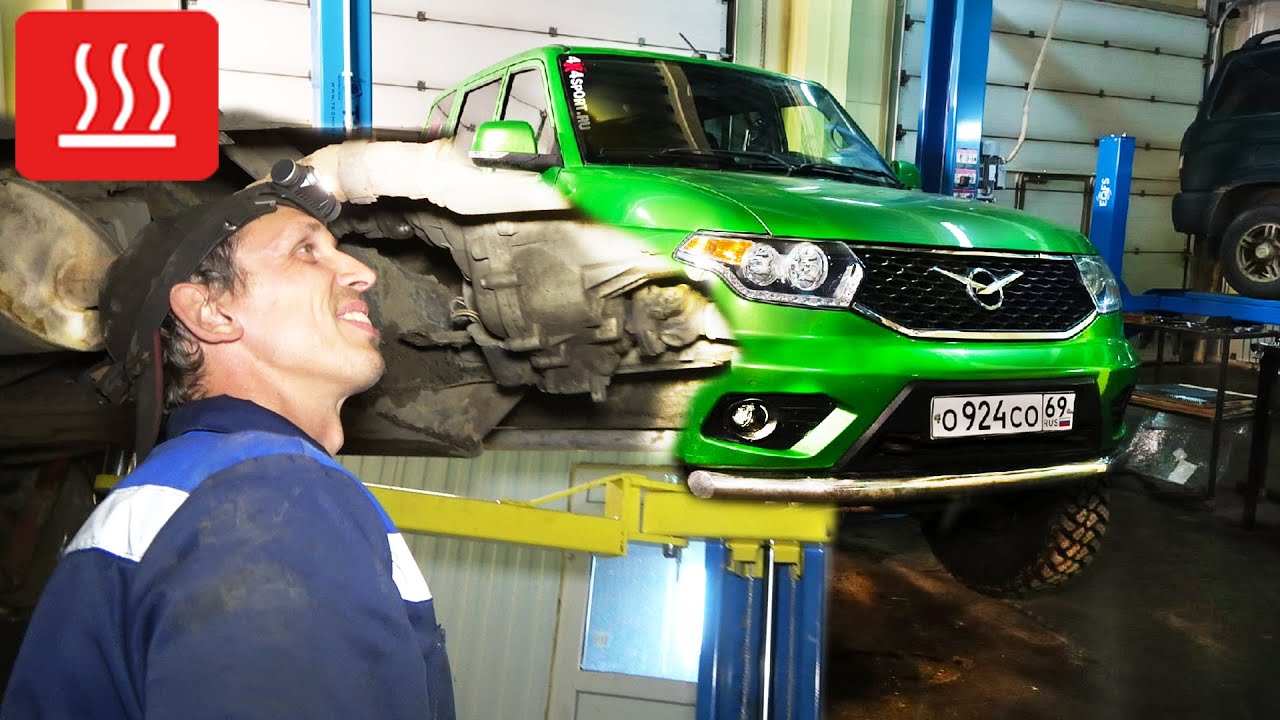 ЭТО НЕ ШУТКИ! Страшный жар на УАЗ Патриот. Установка теплового экрана ...