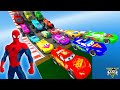 GTA V SPIDERMAN, FNAF, POPPY PLAYTIME CHAPTER 3 - Epic New Stunt Race For Car Racing by Trevor #15