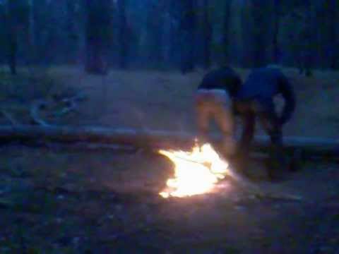Шифер в костре