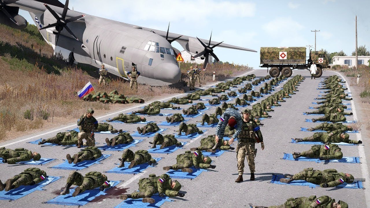 RIGHT NOW! A Russian Il 76 with mobilized soldiers was shot down by Ukrainian guided missiles.