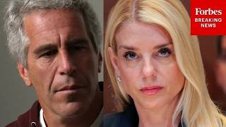 Breaking News Ag Pam Bondi Defends Handling Of Epstein Files As Democrats Rally With Victims
