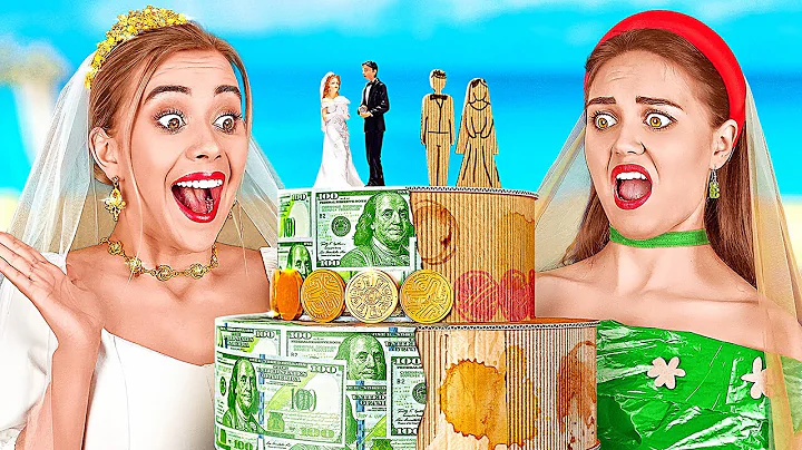 RICH VS POOR BRIDE || Eating a $10,000 Golden Pizza! Expensive VS Cheap Food by 123GO! FOOD - DayDayNews