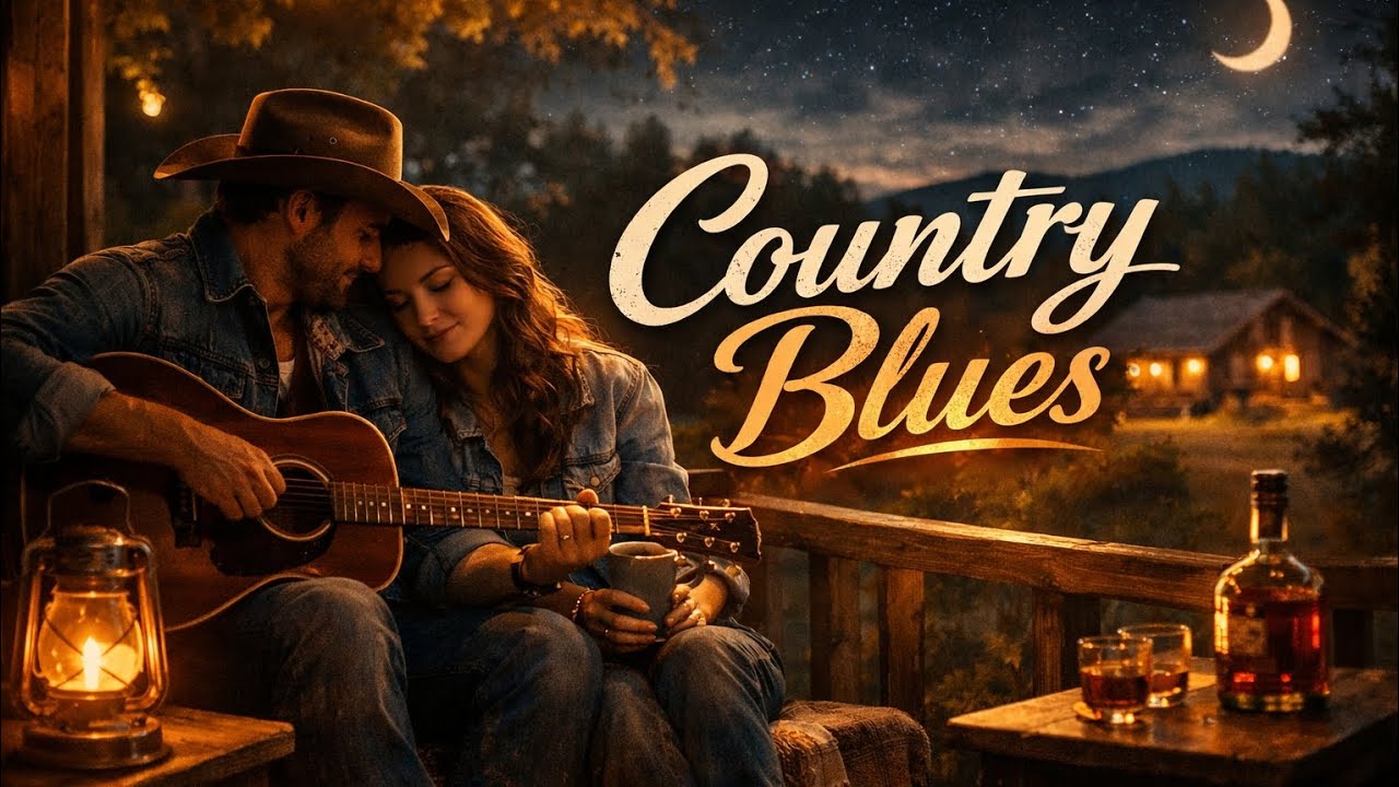 Country blues music🎧is perfect for relaxing with your partner at night🎧|INSTRUMENT