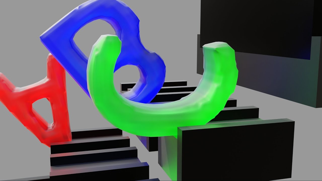 Softbody Alphabet Race | Focus 'C' | ABC | Softbody Simulation | YOU28 ...