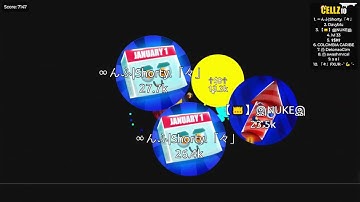 CELLZ.IO | BIG FFA - DOUBLESPLIT KING, TRIPLE CANNON & DESTRUCTION IN THE SERVER | FOUR & SHORTY