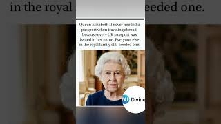No passport? No problem. 👑✈️#QueenElizabeth #RoyalFacts