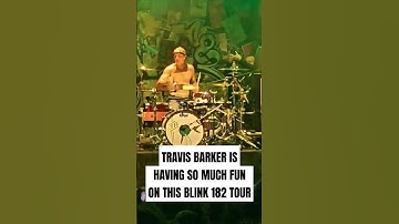 Travis Barker Is Having So Much Fun On This Blink-182 Tour🤘🤘 #blink182 #travisbarker