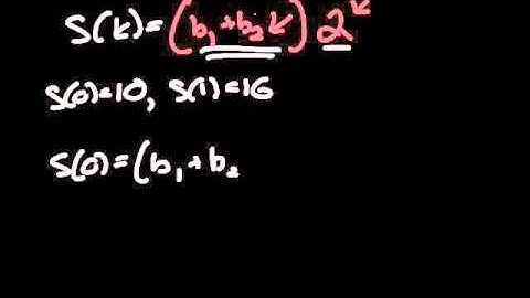 Solving linear recurrence relations part 2