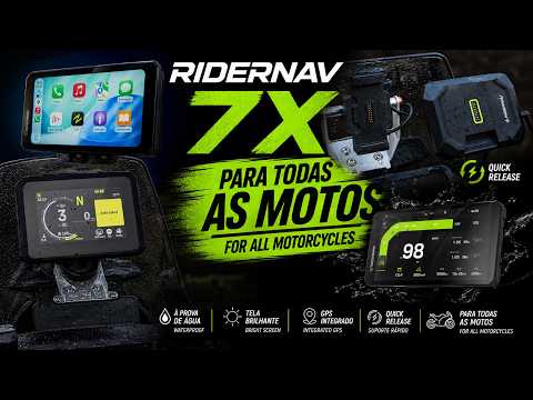 RiderNav 7X: O Melhor GPS para Todas as Motos? Teste Completo!
