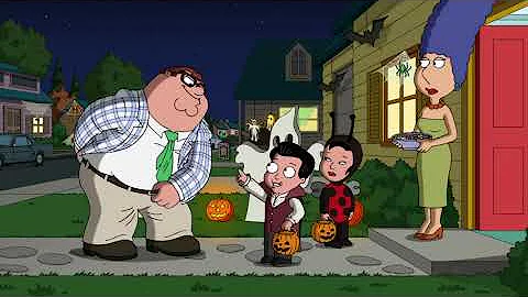 Family Guy - Lois dresses as Marge Simpson