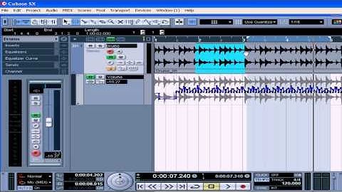 Cubase SX 3 Tutorial - Lesson 21: Automation