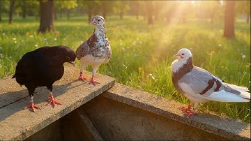 "Relaxing Time with My Tippler Pigeons 🕊️"2025