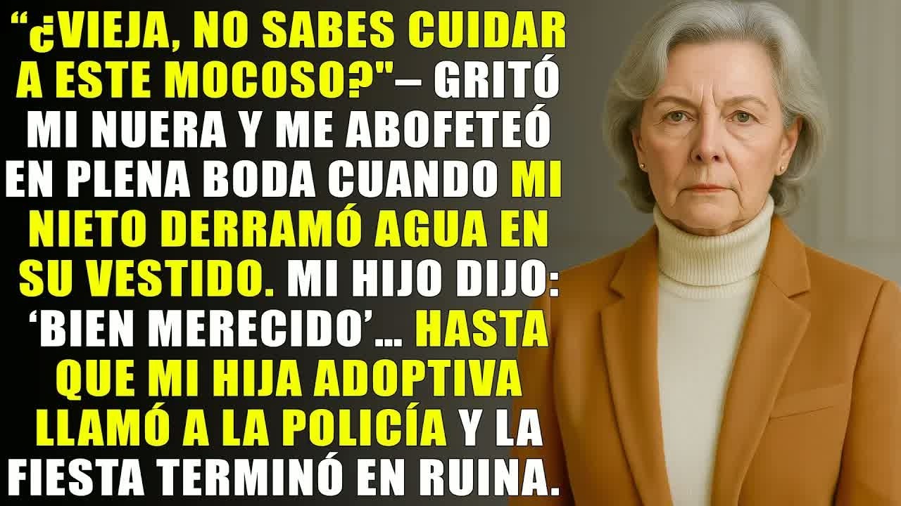 En plena boda de mi hijo, mi nuera me golpeó a mí frente a todos los invitados…Hasta
