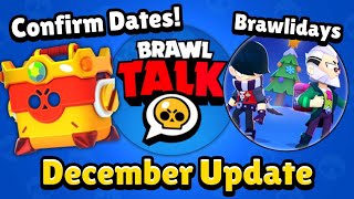 December Update Sneak Peeks - Brawlidays | Brawl Talk Date? | Omega Box(Free) | Bswf Winner!