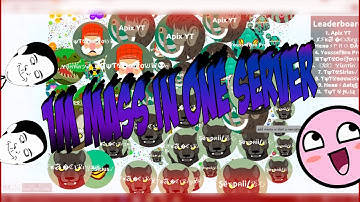 Agario 1Million Mass Server ? #BotsLaggingTheGame,,